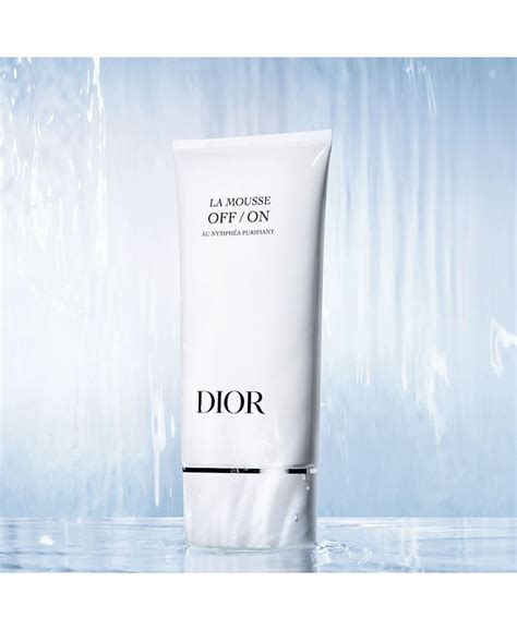 la mousse dior on off|dior facial cleanser lotion.